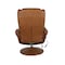 Flash Furniture Poppy Massaging Multi-Position Plush Recliner w/Side Pocket and Ottoman in Brown LeatherSoft BT-7672-MASSAGE-CGN-GG - alternate 6